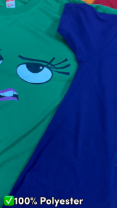 Inside Out Faces Joy Anxiety Sadness Embarrassment Envy Design T-shirt High quality