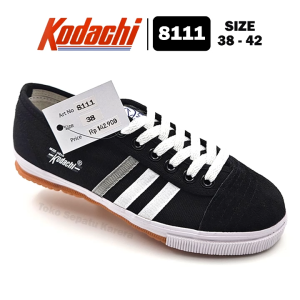 Sepatu Sekolah Anak Remaja SMA Laki Laki/Perempuan – Sepatu Pria/Wanita Dewasa – KODACHI – 8111 – Size 38-42 – Sneakers – Sport Volley – Tali Hitam Putih
