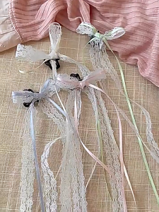 Roman Holiday Lace Bow Hair Claw Clip: Stylish Hair Accessories for Women