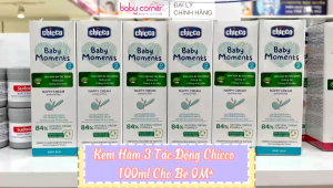 [HSD: T1/2028] Kem Hăm 3 Tác Động CHICCO Nappy Cream 100ml Từ Sơ Sinh