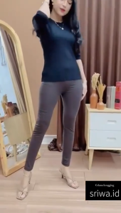 Celana Legging Wanita Soft Rayon Kaos Bigsize Jumbo CL01