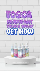 DEODORANT TAWAS SPRAY / NATURAL DEO FRESH 100ML TOSCA / DEODORAN SPRAY