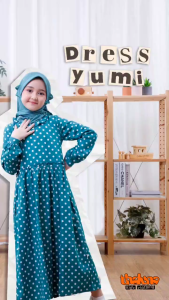 Gamis Anak Perempuan Thaluna Kids Dress Yumi