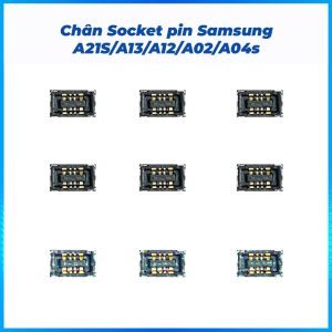Chân Socket pin trên main samsung A21s A13 A12 A02 A04s