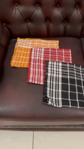 Klik-Beli (PAKET ISI 3 PCS) Kain Lap Dapur Motif Kotak Full Warna Serbet Cuci Serbaguna