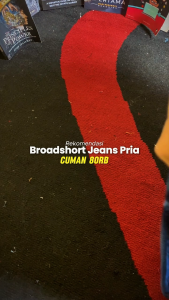 Celana Jeans Pendek Pria Broadshort Sobek Kancing Celana Variasi Tali Bahan Denim Size 28 - 33 JU0116