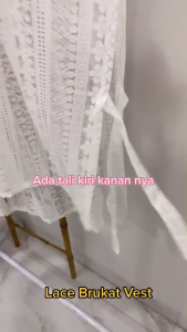 Brokat Ves Andin Vest & Burkat Tali Premium | Lace Burkat Rompi Wanita