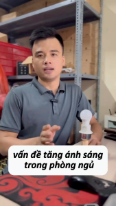 Bóng đèn LED ánh sáng vàng dùng cho đèn ngủ có chế độ tăng giảm sáng tiện lợi Đức Huỳnh DN040