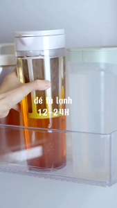 Bình pha cafe COLD BREW (cà phê ủ lạnh) nhựa nguyên sinh ABS 1.1L