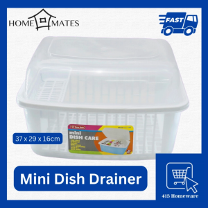 Mini Dish Drainer Care With Cover Pingganan Lagayan ng Plato Hugasin Baso Tuluan - Empire Home Mate #168