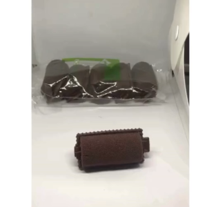 Combo 6 ống cuốn mút màu nâu tạo kiểu tóc-Lô cuốn(quấn) tóc