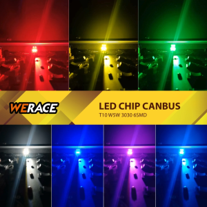 WERACE LED Chip CANBUS T10 Mini 3030 6 Mata 6SMD 6LED Width Light 12-24V