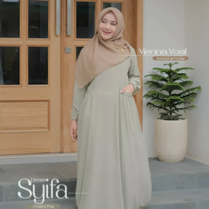 SYIFA DRESS GAMIS CRINGKEL PREMIUM TERBARU BUSUI FRIENDLY COCOK UNTUK SEGALA ACARA MODEL TERBARU