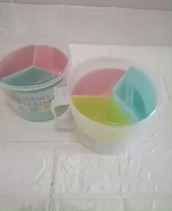 Wadah Bumbu Dapur 3in1 Kotak Serbaguna Dengan Tutup Tempat Penyimpanan Multifungsi