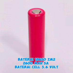 Baterai 18650 ZM2 UR18650ZM2 2600mah 5A: Daya Tinggi & Berkualitas