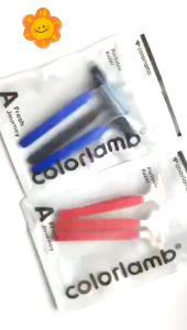 Dao cạo dùng 1 lần đi du lịch Colorlamb lưỡi kép dao cạo râu cạo lông wax bikini gói 3 chiếc - Waterfall