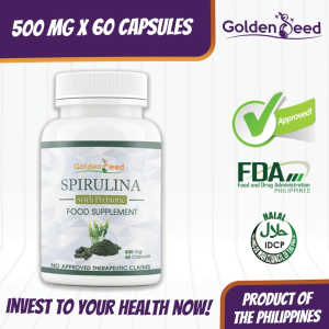 Golden Seed Spirulina with Prebiotic Food Supplement