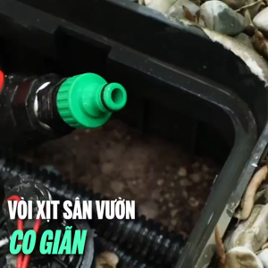 Bộ Vòi tưới cây co giãn vòi rửa xe vòi xịt tưới đa năng 7 chế độ tưới