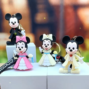 \\\"RGK\\\" Gantungan Kunci Couple Keychains Mickey Minnie Couple Valentine Keren