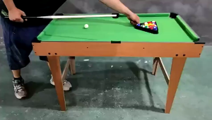 27x14 Inches Mini Billiard Table For Kids Wooden Tabletop Household Pool Table Set Billiards Table Set