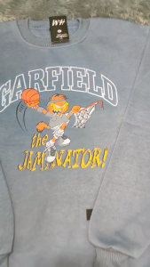 Crewneck HM GARFIELD Motif Pullprint Premium Distro Hing Quality