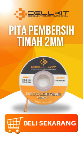 Pita Pembersih Timah Solder Wick 2mm CELLKIT