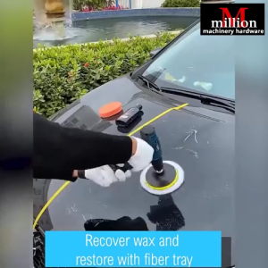 millionhardware - ( 1 pair / 2pcs ) 5 inch (125mm) Wave Sponge Buff Buffing Pad Polishing Pad Kit Car Polisher Buffing Pad For Drill Showering Sponge - Lazada