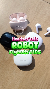 Headset Bluetooth Robot TWS Full Bass Stereo Handsfree Earphone Wireless Earbuds Flybuds T10S