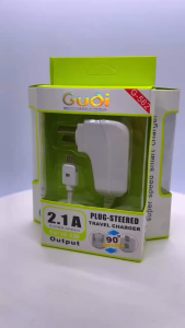 Gudoo Original Gudi Universal 2.1A Fast Super Speed Charger Light 90°Rotate Charging for Android Micro Type-C iOS