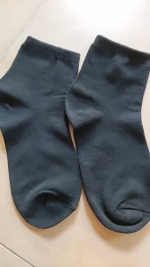 (1แพ็ค 10คู่) ถุงเท้าใส่ทำงาน ถุงเท้าข้อกลาง ถุงเท้าสไตล์ญี่ปุ่น สีพื้น ใส่สบาย เนื้อผ้ายืดหยุ่นดีค่ะ