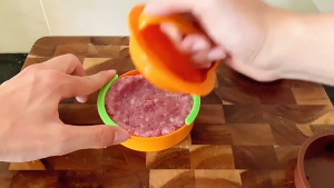 Hamburger Patty Maker/Cetakan Burger Press Round/Cetakan Burger/Bbq Mold Bundar/Non-Stick