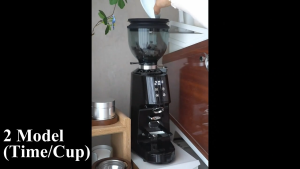 LahomeEspresso Commercial Coffee Grinder Electric Coffee Bean Grinder Automatic Flat Burr 100 Adjustable Settings