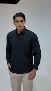 Simple Perfect Kemeja Pria Lengan Panjang Polos | Premium Solid Basic Gallant Shirt
