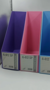 EAST FILE / EMI-FILE PVC Magazine Box File – Ice Colour / Fancy Colour / Pastel Colour 4" / 5 / 6