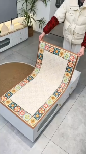 Taplak Meja Kulit Anti Air & Anti Kusut