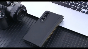 【🔥SG SELLER🔥】RICHMENTGADGET Luxury Phone Case with S Pen Slot Holder for Samsung Z Fold 5 Fold5 Fold 4 FOLD 3 5G Hinge Case with Front Tempered Glass Screen Protector