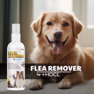 PENGUSIR/PENGHILANG KUTU Kualitas FOOD GRADE +HOCL Flea Remover 100 ml. BAHAN ALAMI. AMAN utk HEWAN KESAYANGAN ANDA.