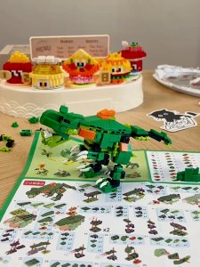 HAHA TOY 6 in 1 Mainan Blocks Pesawat Tank Mobil Kereta Brick Api Miniatur Truk Edukasi Mainan Anak