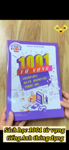 Sách 1001 Từ vựng tiếng Anh thông dụng cho kỳ thi Vstep (B1) IELTS (band 4.5) TOEIC 450 B1 Preliminary (PET) Aptis và cho học sinh trung học cơ sở trung học phổ thông