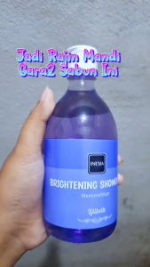 Sabun Mandi Cair Pemutih Badan Wangi Inesia Brightening Shower Gel 300ml