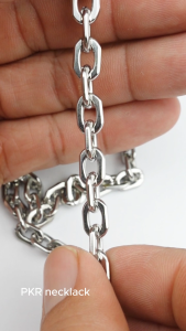 A19 ลายโซ่ คตกริชโบราณ 7 มม ยาว 24-26-28-30 นิ้ว สร้อยคอสแตนเลส คตกิต สร้อยพระ สร้อยสแตนเลส สร้อยสแตนเลสแท้