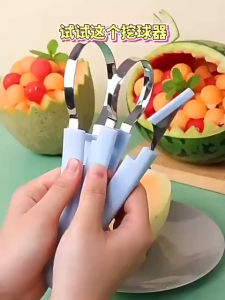 Bộ dụng cụ cắt tỉa hoa quả rau củ chuyên nghiệp thép không gỉ tiện lợi