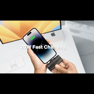 iWALK LinkPod X 5000mAh 20W Fast Charging 2-in-1 Power Bank with LED Display & Silicone Cover