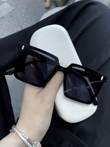 Mắt Kính Râm Nam Nữ Chống Nắng Kính Mắt Dáng Vuông Trẻ Trung