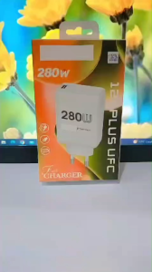 Batok Adapter RLME 12 PLUS UFC Fast Charger 280W SuperDart Fast Charging