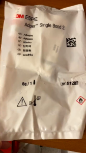 1PCS Dental Material 3M ESPE Bonding Agent Single Bond 2 Light Curing Composite Resin Adhesive 6g