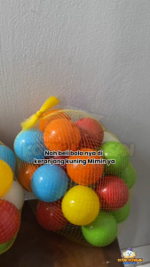 Bola Plastik Mandi Bola Anak Warna Warni isi 25 pcs MAINAN ANAK
