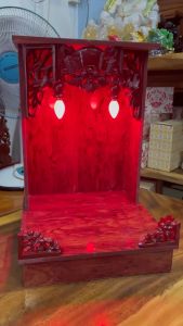 Bàn thờ thần tài gỗ MDF shop có 3sz -cao 45x30x30cm-47x37x37-cao 58x40x40cm