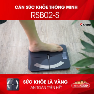 Cân sức khỏe thông minh Rapido RSB02-S (Có bluetooth)