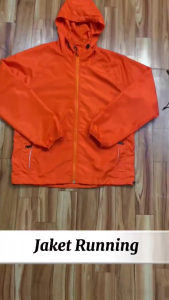 Saiber Jaket Running Parasut Lembut Wanita Anti UV Packable